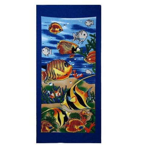 Summer Microfiber Printed Beach Towels, Various Designs